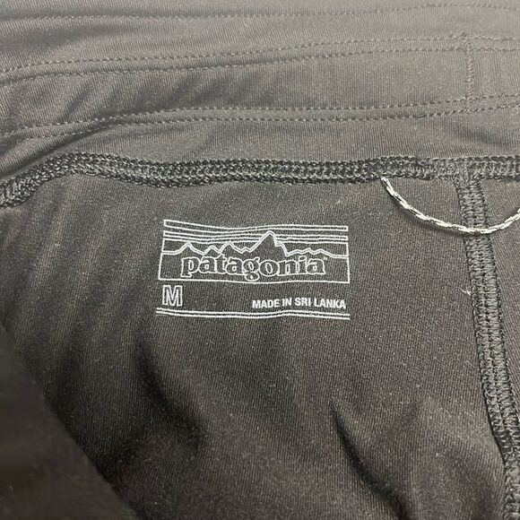 Patagonia Black Pull-On Elastic Waist Joggers with Drawstrings and Pockets- Med - Picture 11 of 13